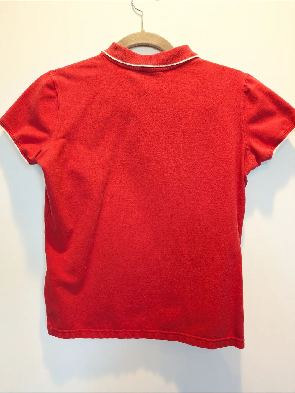 Nike Red Polo with Ohio State University Block O Embroidered Medium